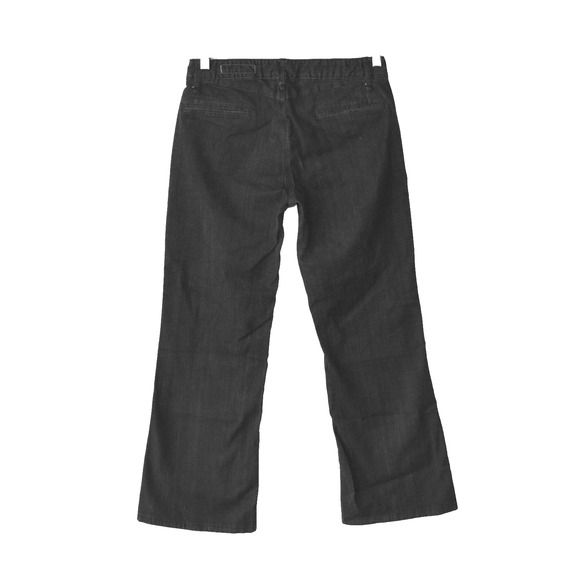 B0 Auth RAG & BONE Handmade In NY Charcoal Stretch Cotton Flare Pants Size 28 - Picture 3 of 5